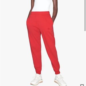 Anine Bing Red Tyler Jogger